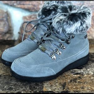 Khombu Women's Francie Boots with Faux Fur boots